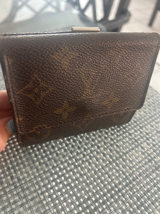 Louis Vuitton Accessories - Louis Vuitton Monogram Canvas Trifold Wallet in Brown and Gold